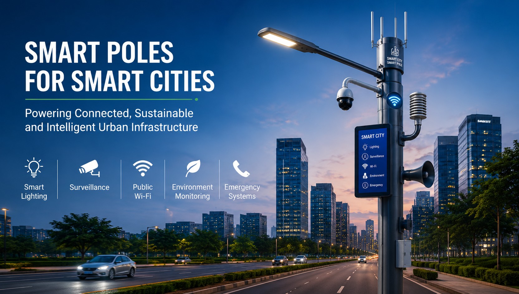 Smart Pole Infrastructure Solutions in India